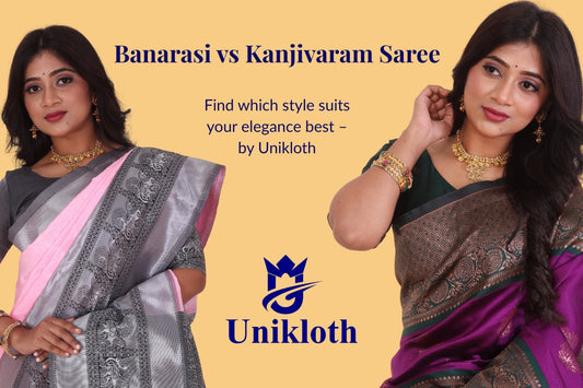 Banarasi vs Kanjivaram Saree – Kaun Si Aapke Style Ko Zyada Suit Karegi?